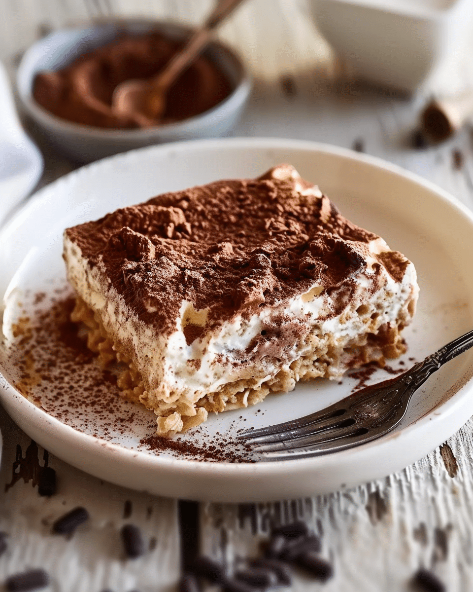 Tiramisu Protein Baked Oats