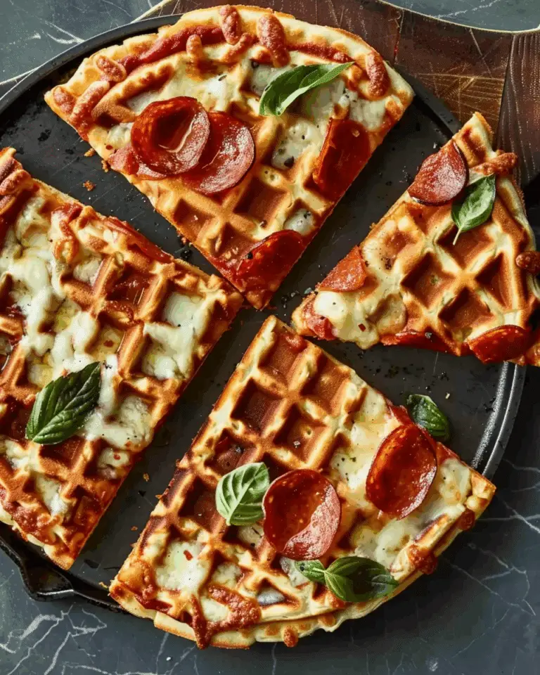 Waffle-Iron Pizzas