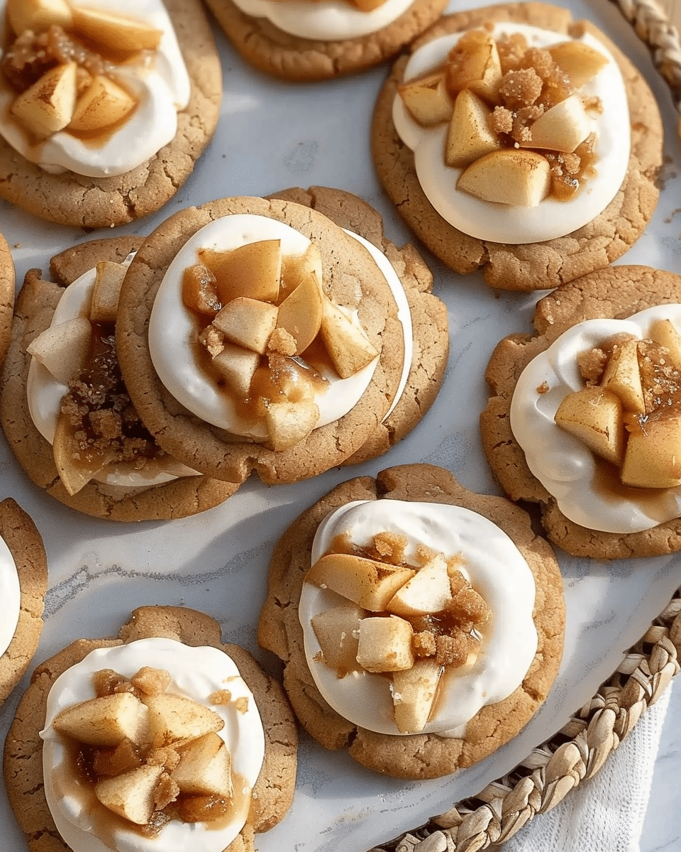 Apple Pie Cheesecake Cookies