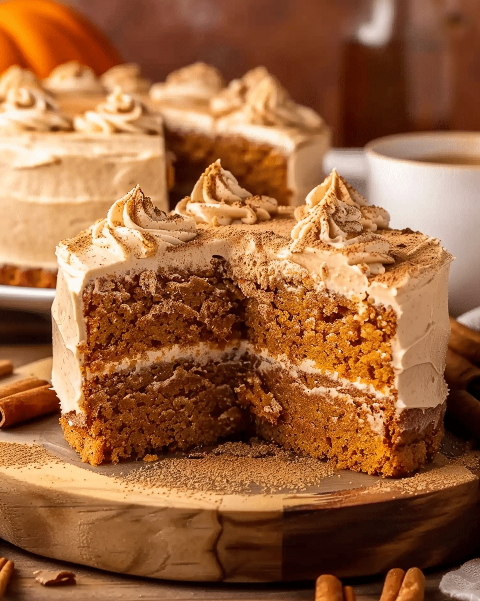 Pumpkin Spice Latte Cake