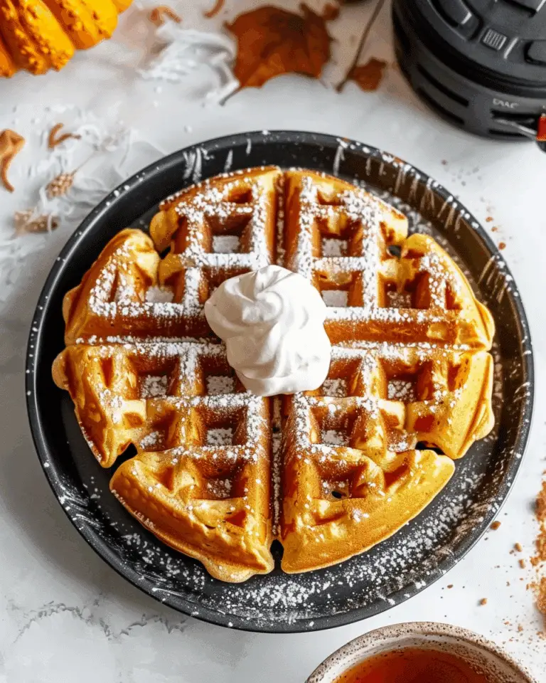 Pumpkin Waffles Recipe