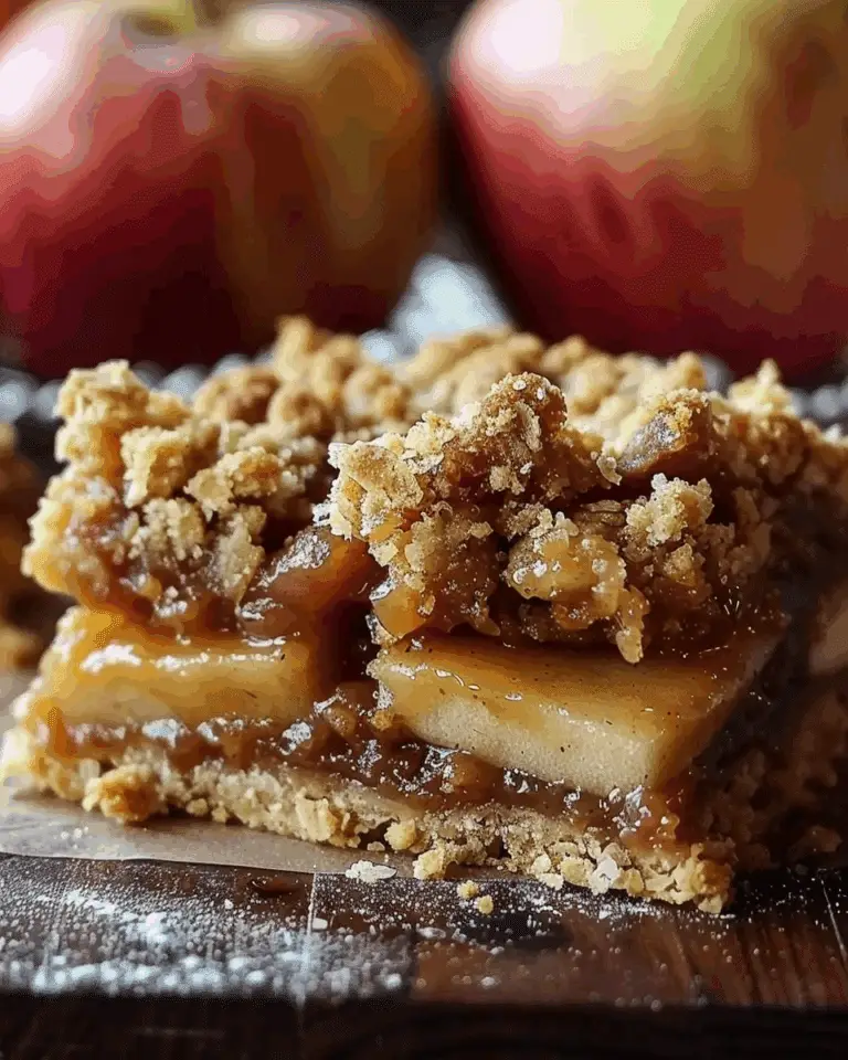 Salted Caramel Apple Crumble Bars