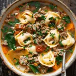 Creamy Sausage Tortellini Soup