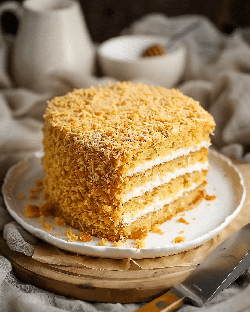 Ukrainian Honey Cake Recipe