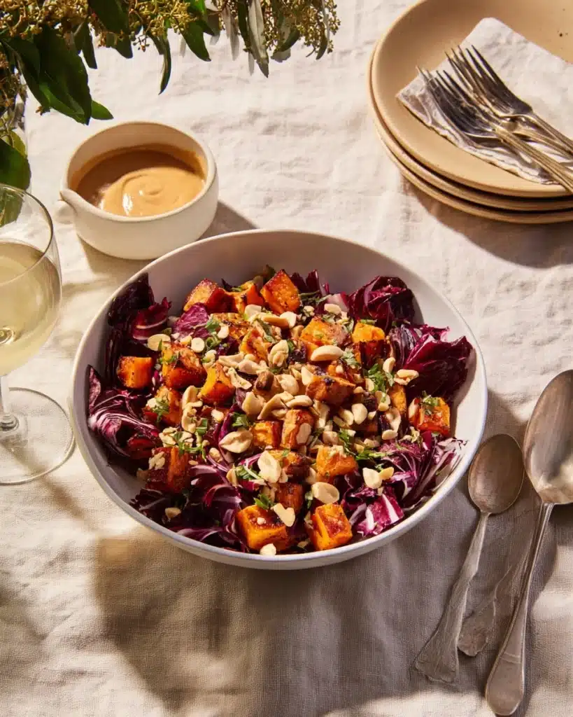 Spiced Peanut Sweet Potato Salad Recipe
