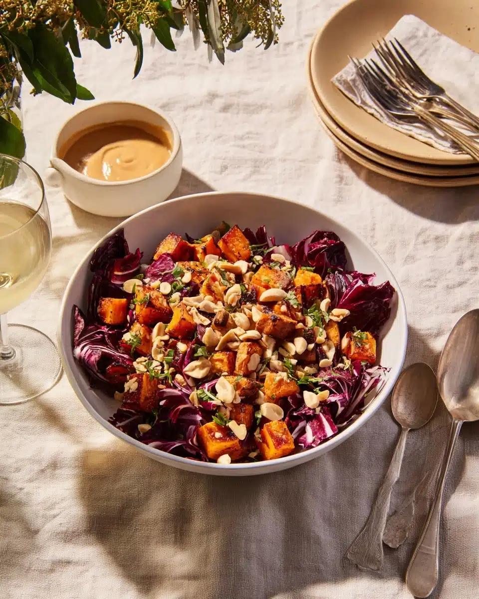 Spiced Peanut Sweet Potato Salad Recipe