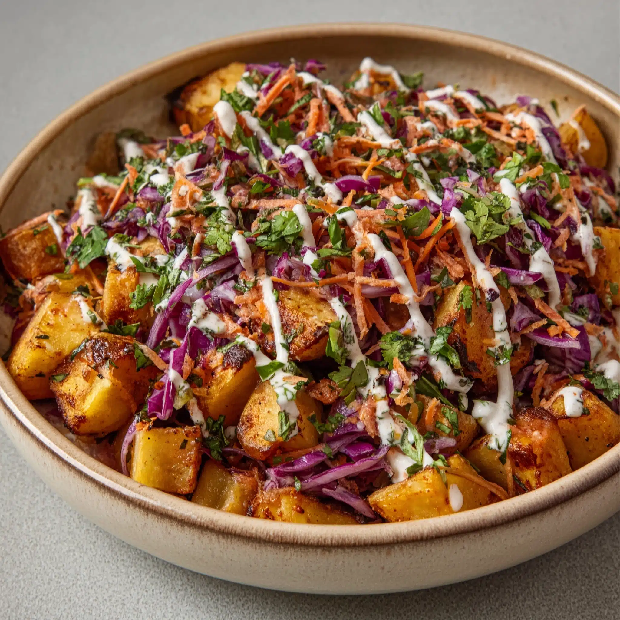 Spiced Peanut Sweet Potato Salad Recipe 5 Spiced Peanut Sweet Potato Salad Recipe - Recipe Image
