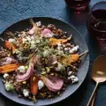 Farro Salad with Roasted Sweet Potatoes and Goat Cheese Recipe 4 and Goat Cheese Recipe