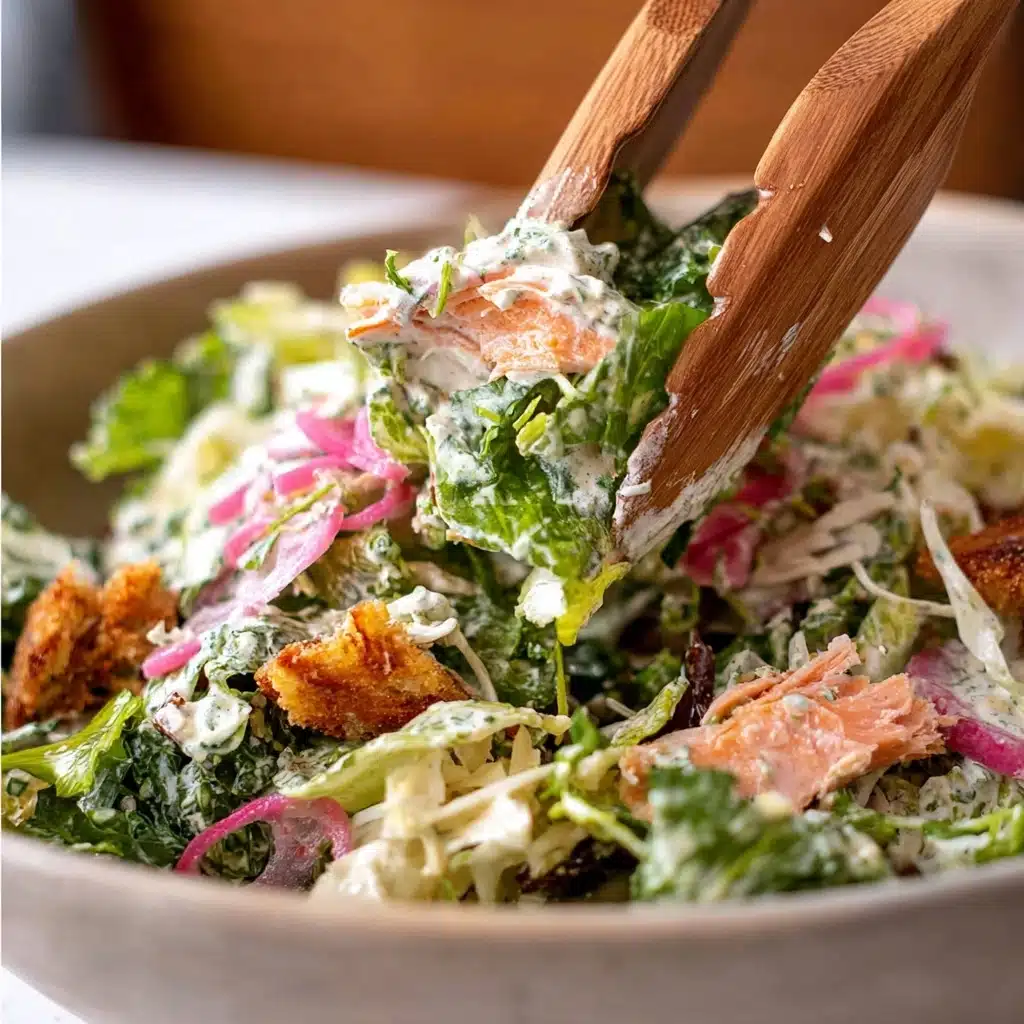 Celebration Salmon Salad with Yoghurt Ranch Dressing Recipe 4 Celebration Salmon Salad with Yoghurt Ranch Dressing Recipe - Recipe Image