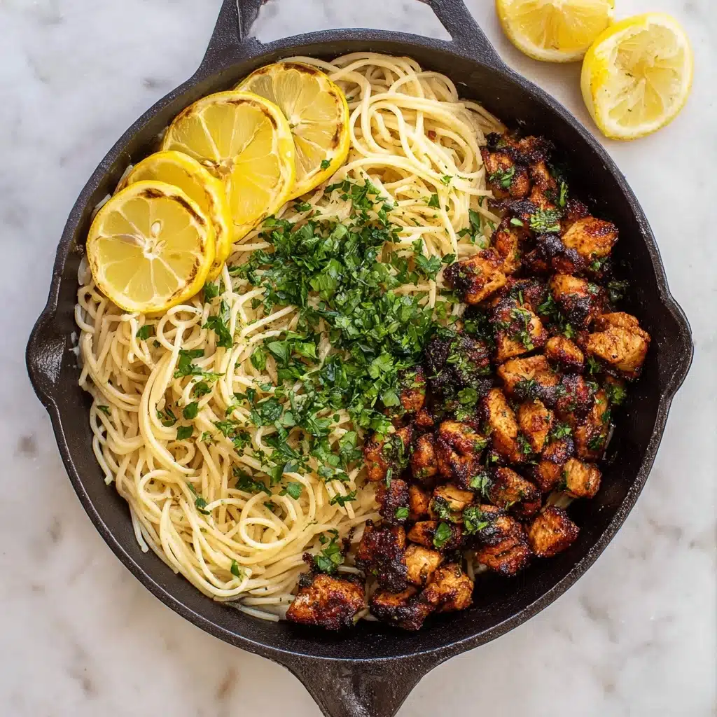 Crispy Lemon Chicken Bites & Spaghetti Recipe 4 Crispy Lemon Chicken Bites & Spaghetti Recipe - Recipe Image