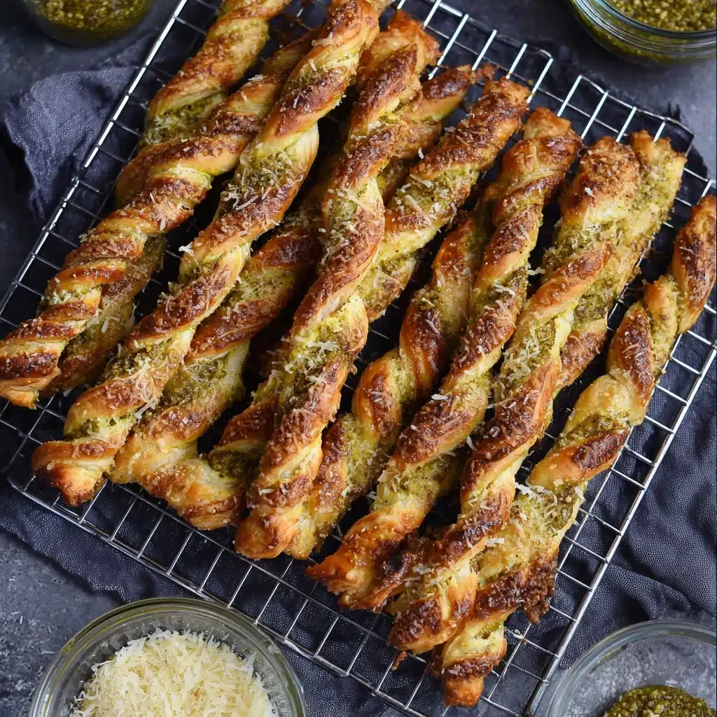 Pesto-Cheese Straws! Recipe - Recipe Image