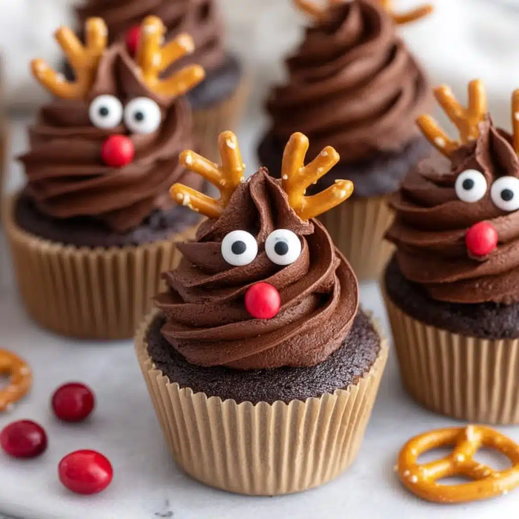 Reindeer Cupcakes Recipe 5 Reindeer Cupcakes Recipe - Recipe Image