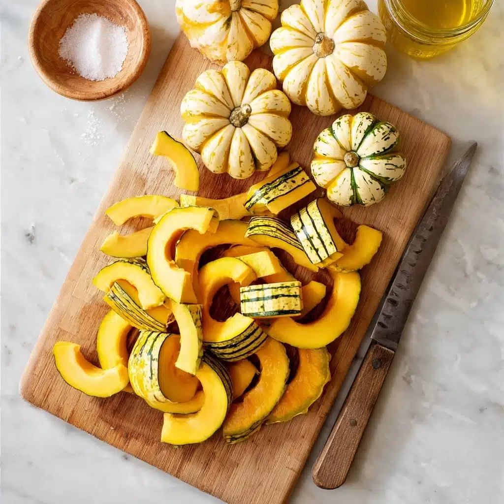 Roasted Delicata Squash with Apples Recipe - Recipe Image