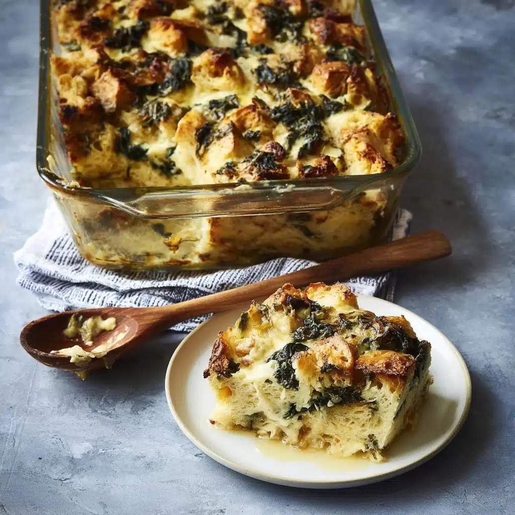 Spinach Artichoke Strata Recipe 5 Spinach Artichoke Strata Recipe - Recipe Image