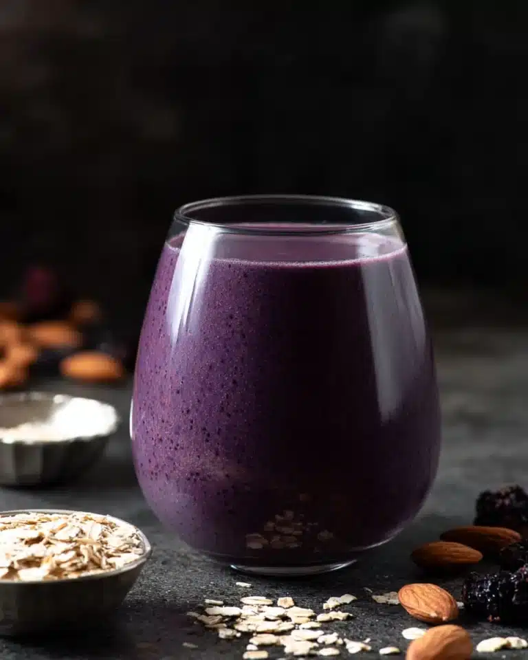 Blueberry Muffin Breakfast Smoothie Recipe