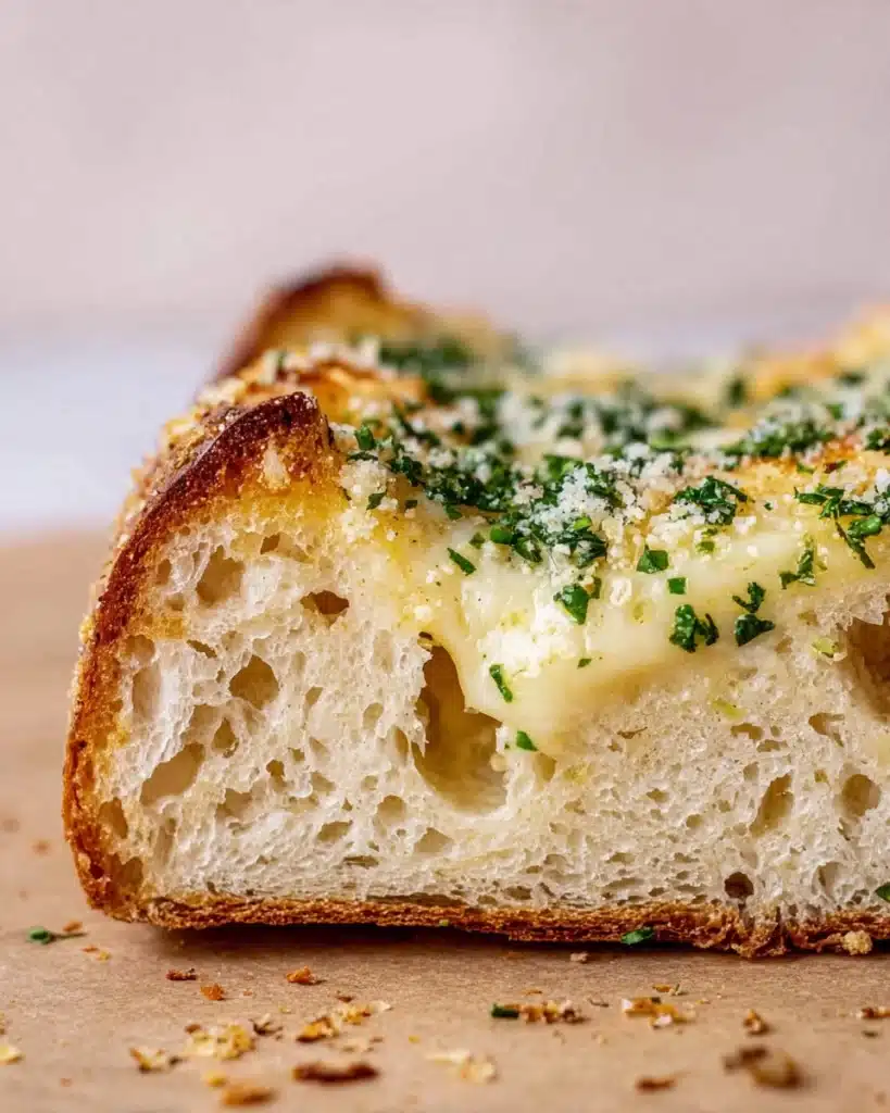 Toasty Spicy Cheesy Garlic Bread Recipe
