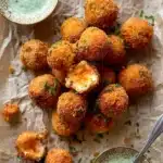 Pimento Cheese Poppers with Jalapeño Ranch Recipe 4 Pimento Cheese Poppers with Jalapeño Ranch Recipe