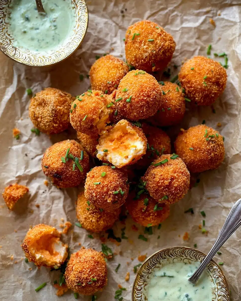 Pimento Cheese Poppers with Jalapeño Ranch Recipe