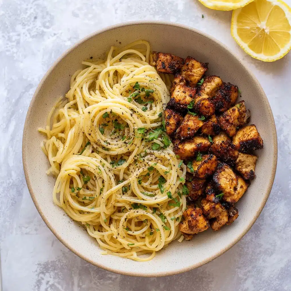 Crispy Lemon Chicken Bites & Spaghetti Recipe 5 Crispy Lemon Chicken Bites & Spaghetti Recipe - Recipe Image