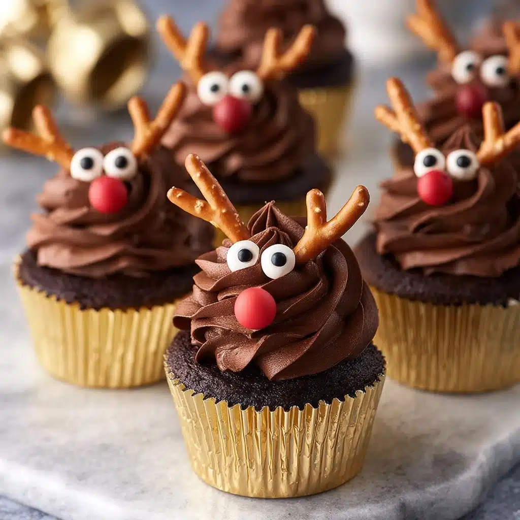 Reindeer Cupcakes Recipe 4 Reindeer Cupcakes Recipe - Recipe Image