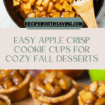 Apple Crisp Cookie Cups Recipe