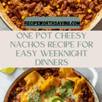 One Pot Cheesy Nachos Recipe
