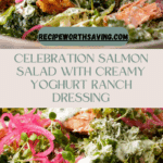 Celebration Salmon Salad with Yoghurt Ranch Dressing Recipe