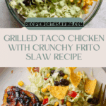 Grilled Taco Chicken with Frito Slaw Recipe