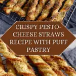 Pesto-Cheese Straws! Recipe