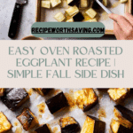Oven Roasted Eggplant Recipe