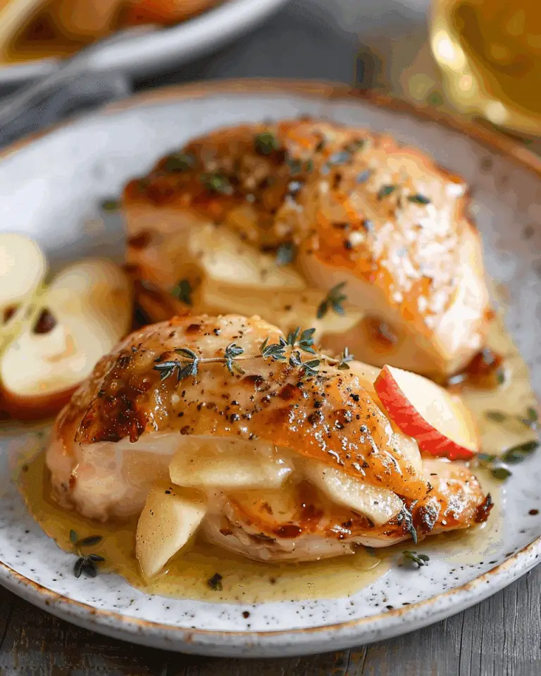 Apple and Brie Stuffed Chicken Breast