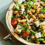 Baked Feta & Bean Salad