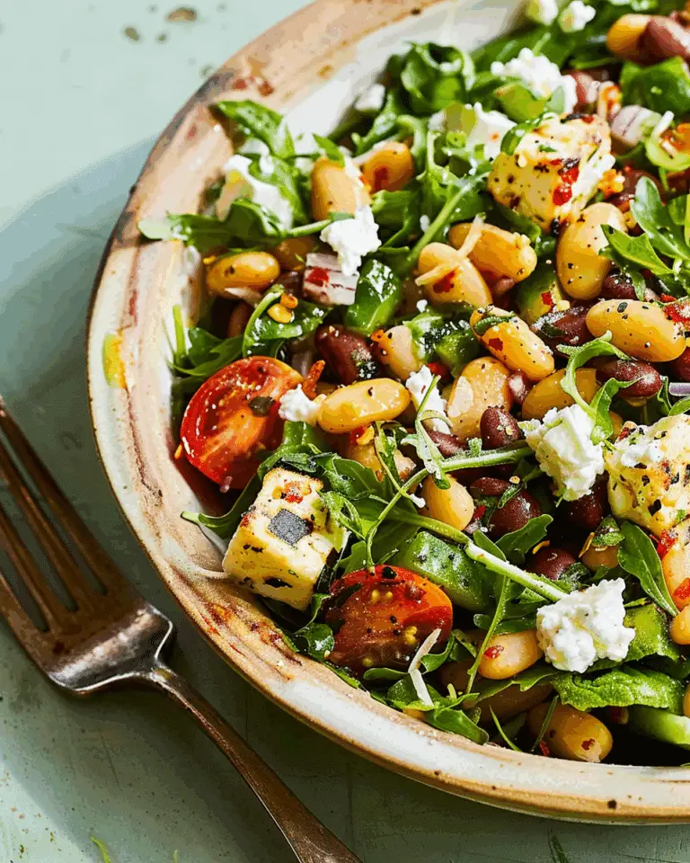 Baked Feta & Bean Salad