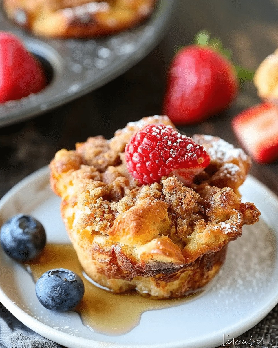 Baked French Toast Muffins