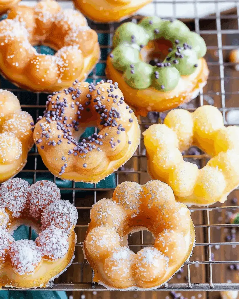Baked Mochi Pon De Ring Donuts