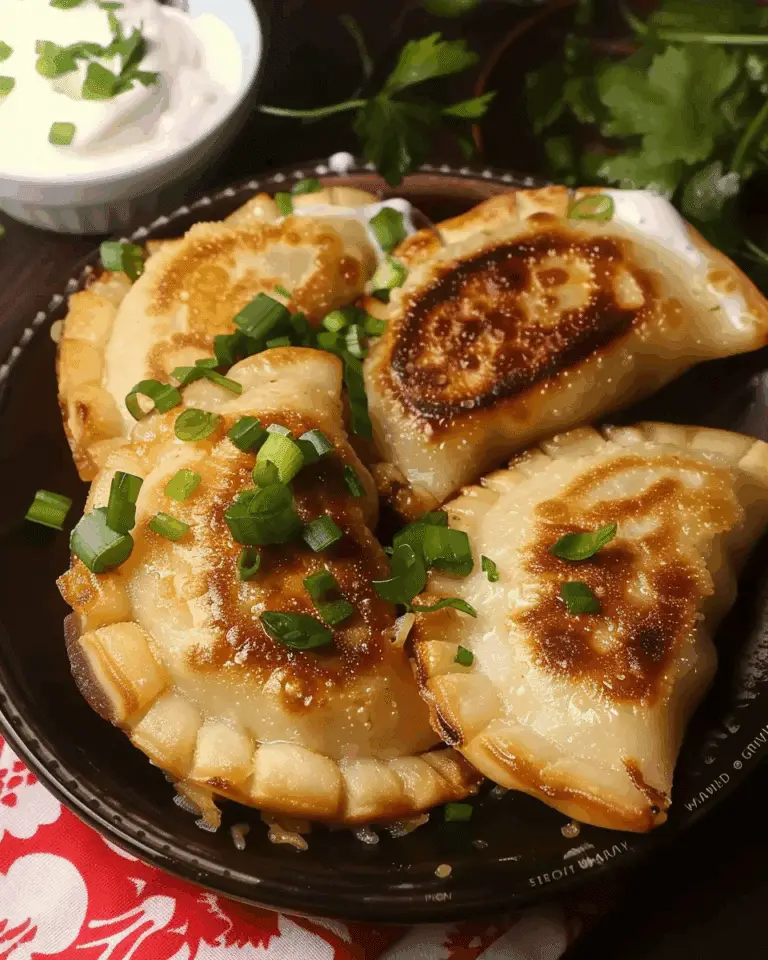 Potato and Cheese Pierogi with Caramelized Onions