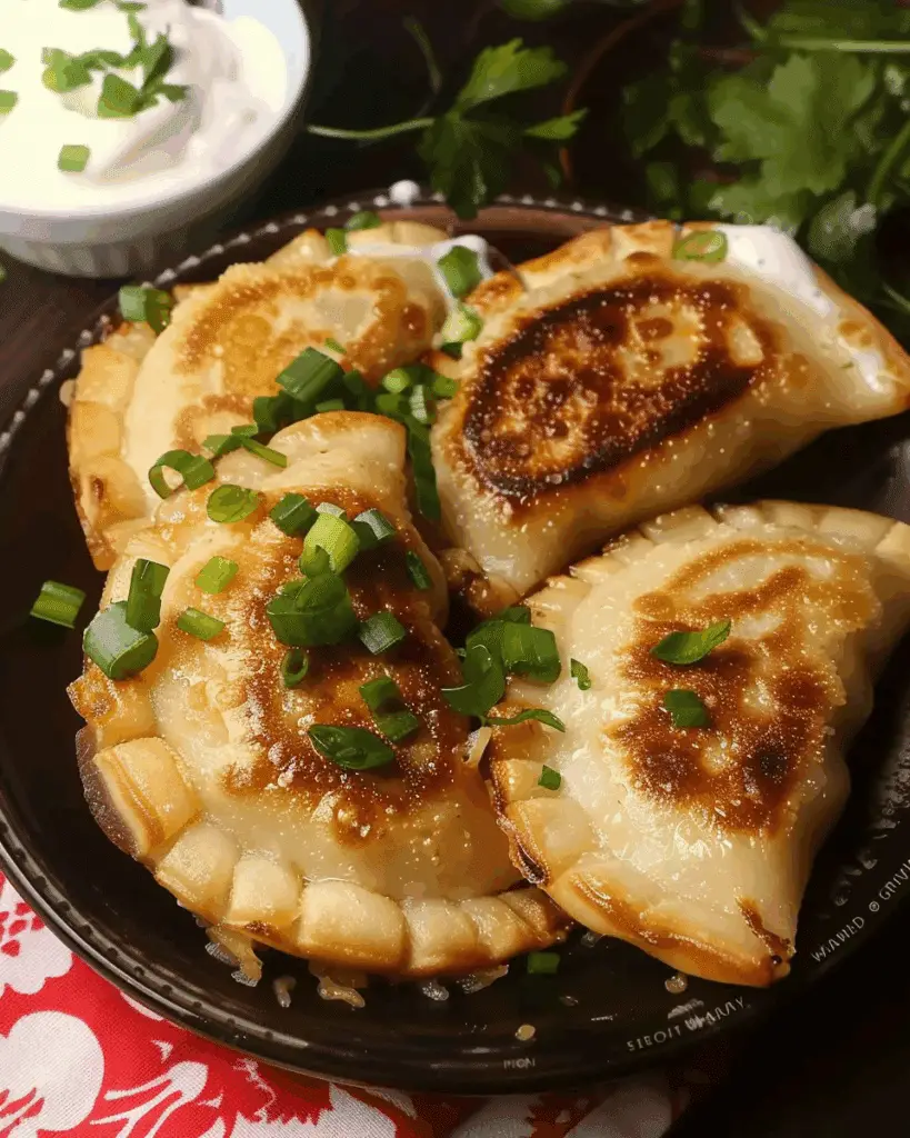 Potato and Cheese Pierogi with Caramelized Onions