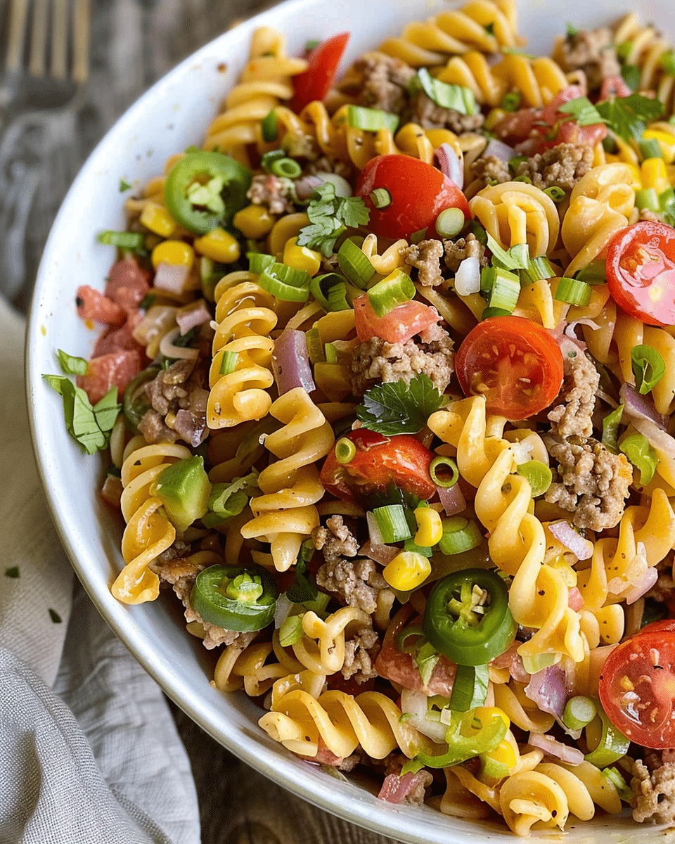 Cheeseburger Pasta Salad