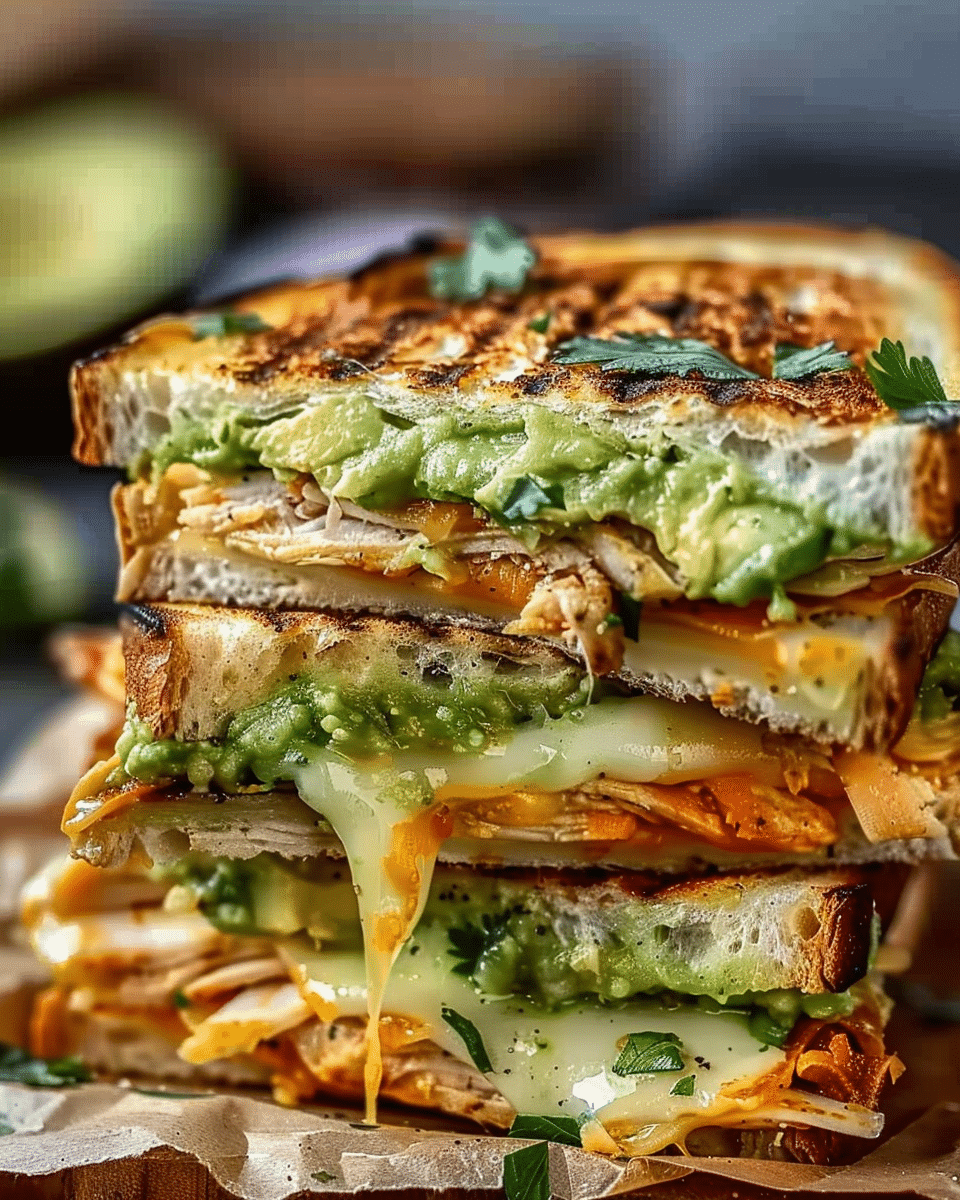 Chicken Avocado Melt Sandwich