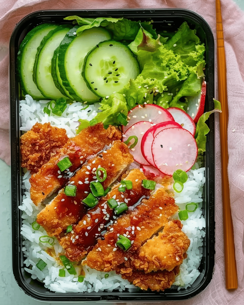 Chicken Katsu Meal Prep