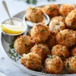 Crab Cake Poppers with Spicy Aioli