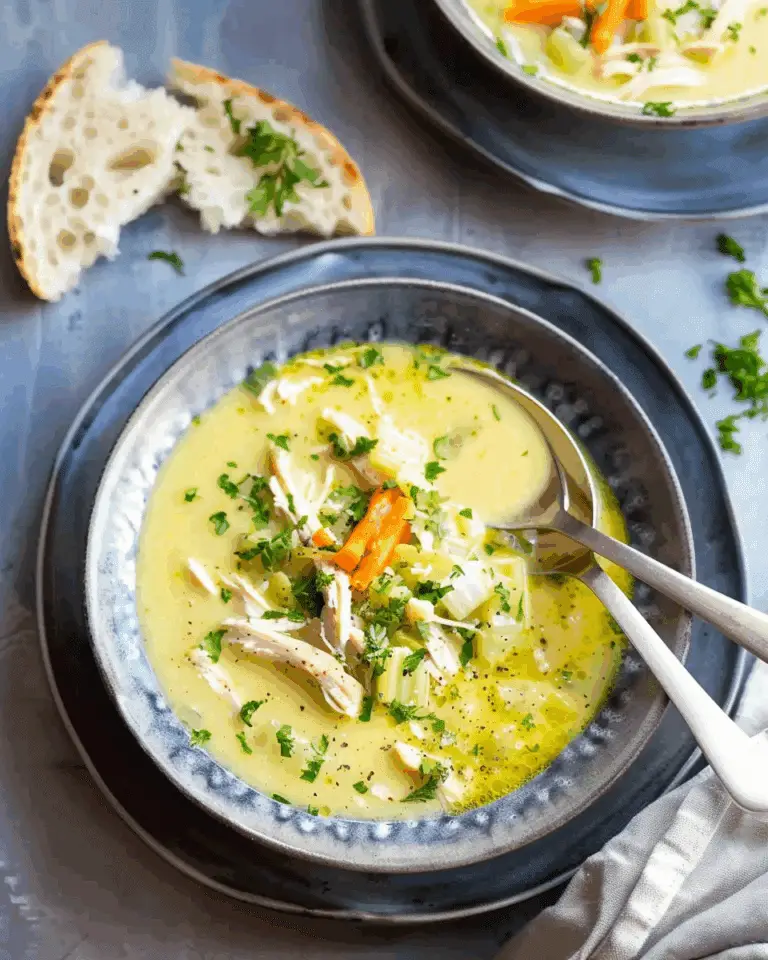 Easy Creamy Leek and Chicken Soup
