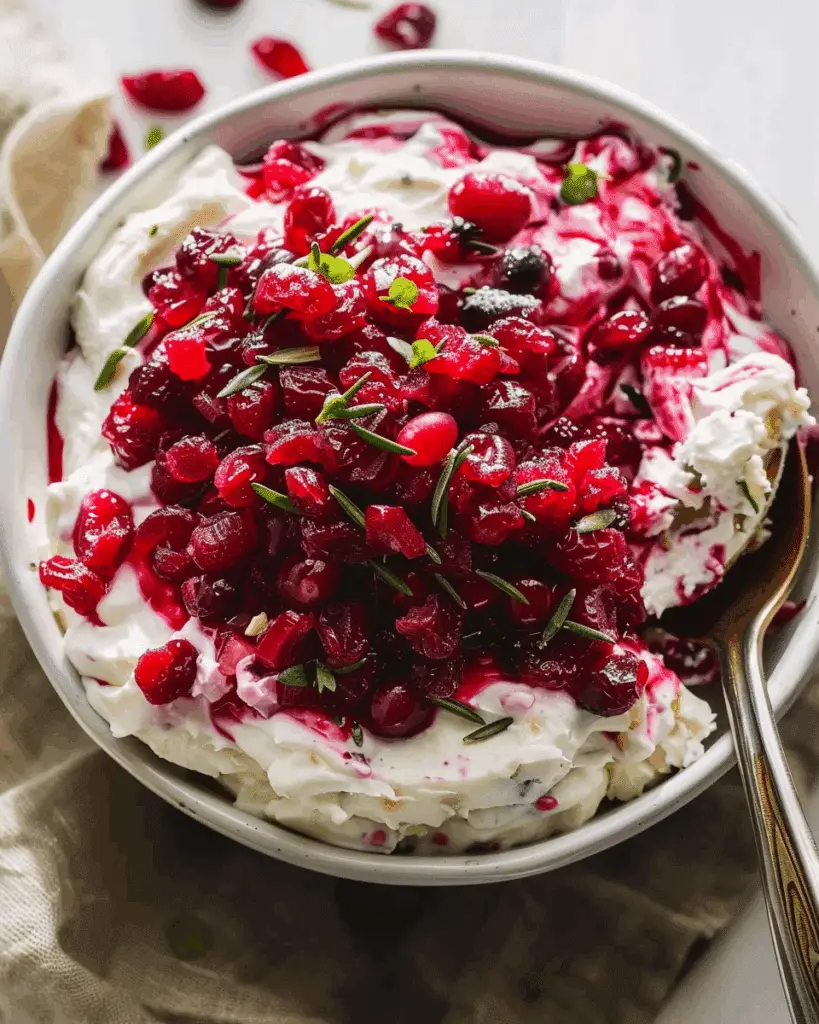 Fresh Cranberry Jalapeño Cream Cheese Dip