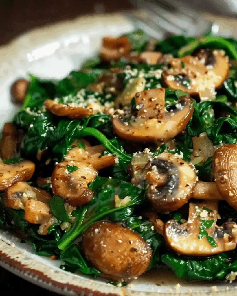 Garlic Mushroom & Spinach