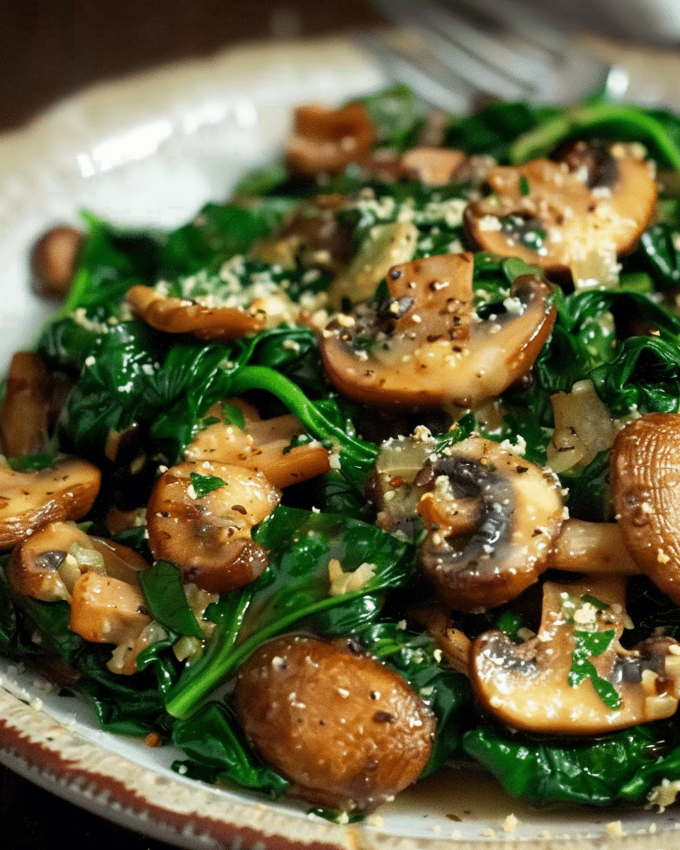 Garlic Mushroom & Spinach