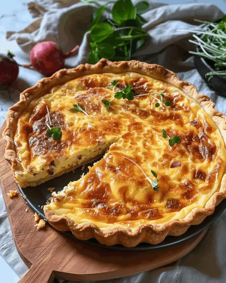 Gluten Free Vegetarian Quiche Lorraine