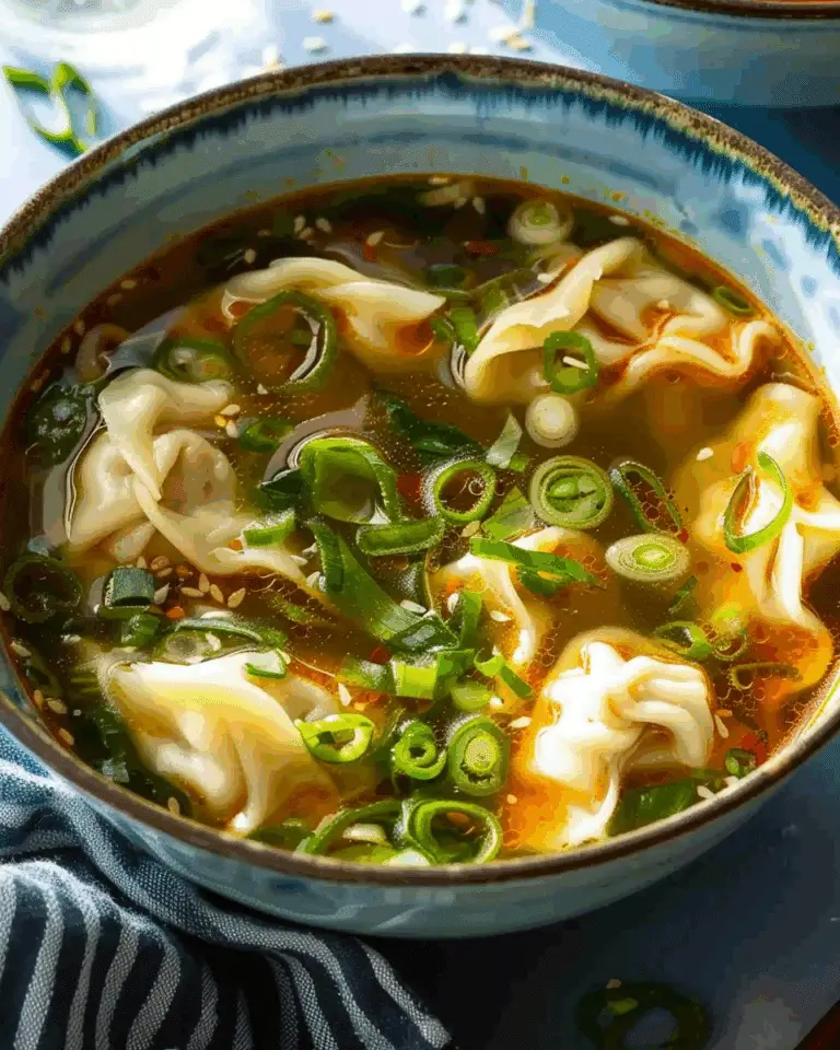 Gyoza Soup (Japanese Dumpling Soup)