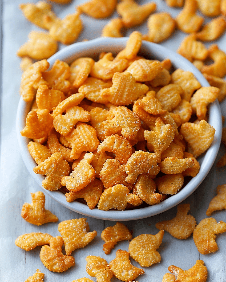 Homemade Goldfish Crackers