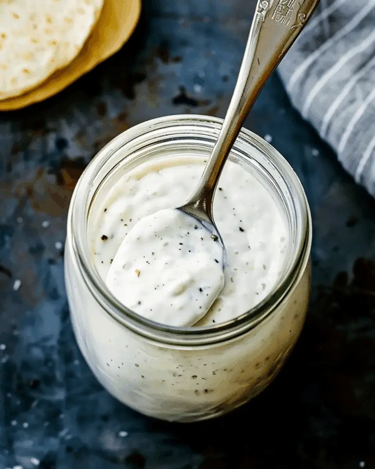Homemade Ranch Dressing