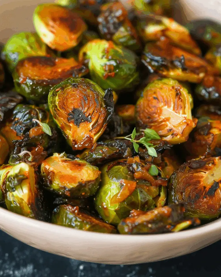 Honey Sriracha Brussels Sprouts